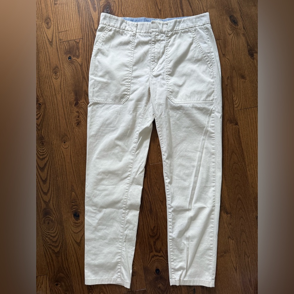 J. Crew Women's Cream Cargo Pants